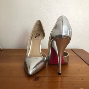 Silver High Heels